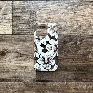 kate spade Black and White Floral Phone Case - iPhone 14 Pro Max
